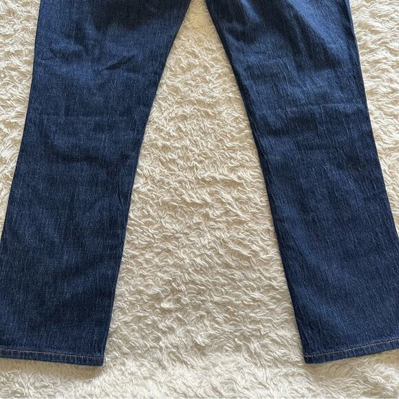 Triarchy High-Rise Straight Leg Jeans Dark Wash Size 28 EUC - Picture 6 of 8